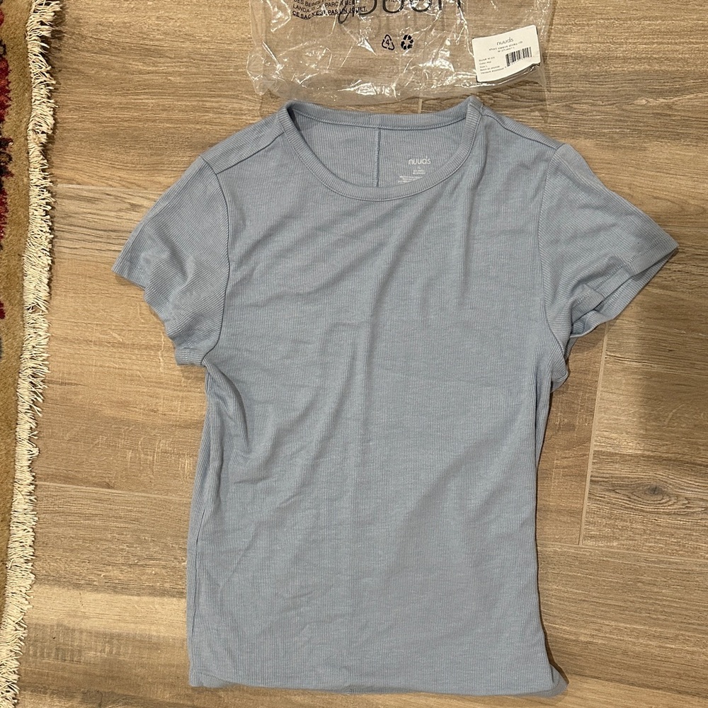 nuuds Slate Blue Short Sleeve Tee